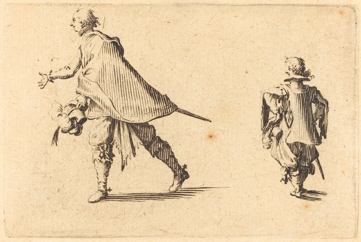 Gentleman og hans side af Jacques Callot
