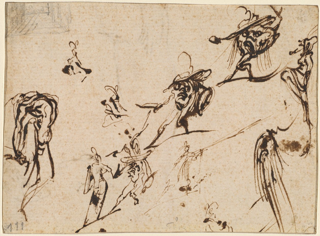 Gobbi og andre bizarre figurer af Jacques Callot