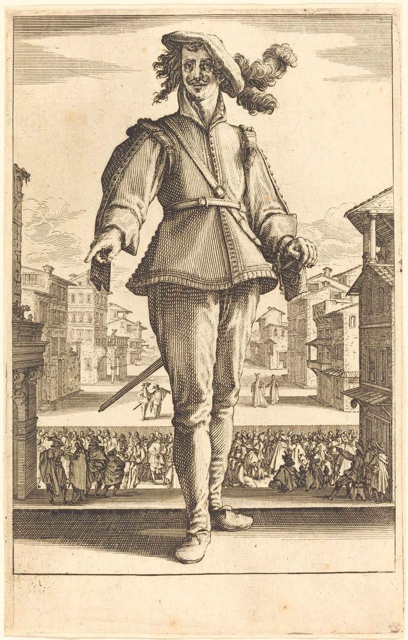 Kaptajnen eller Elskeren af Jacques Callot
