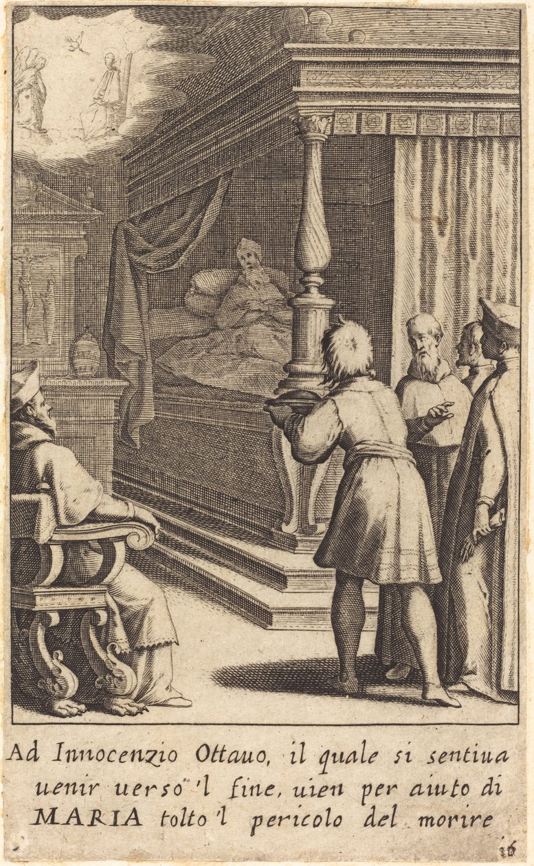 Innocentius VIII, 1619. af Jacques Callot