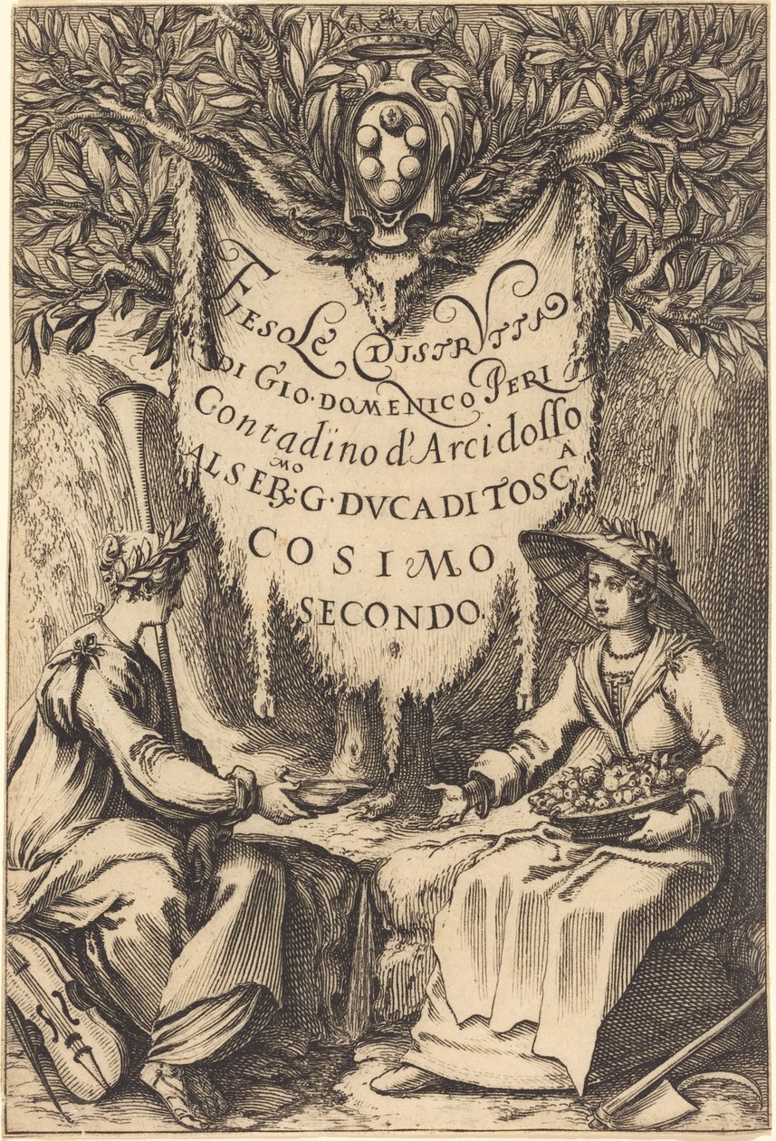Den smukke gartner, 1619. af Jacques Callot