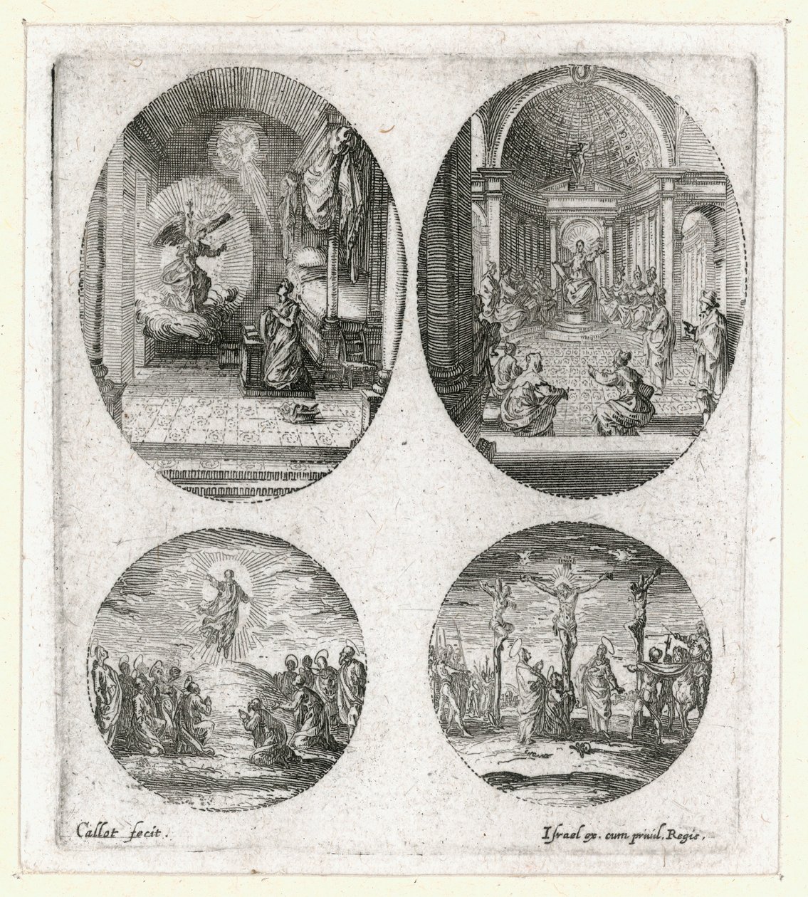 Passionens mirakler ... (kobberstik) af Jacques Callot