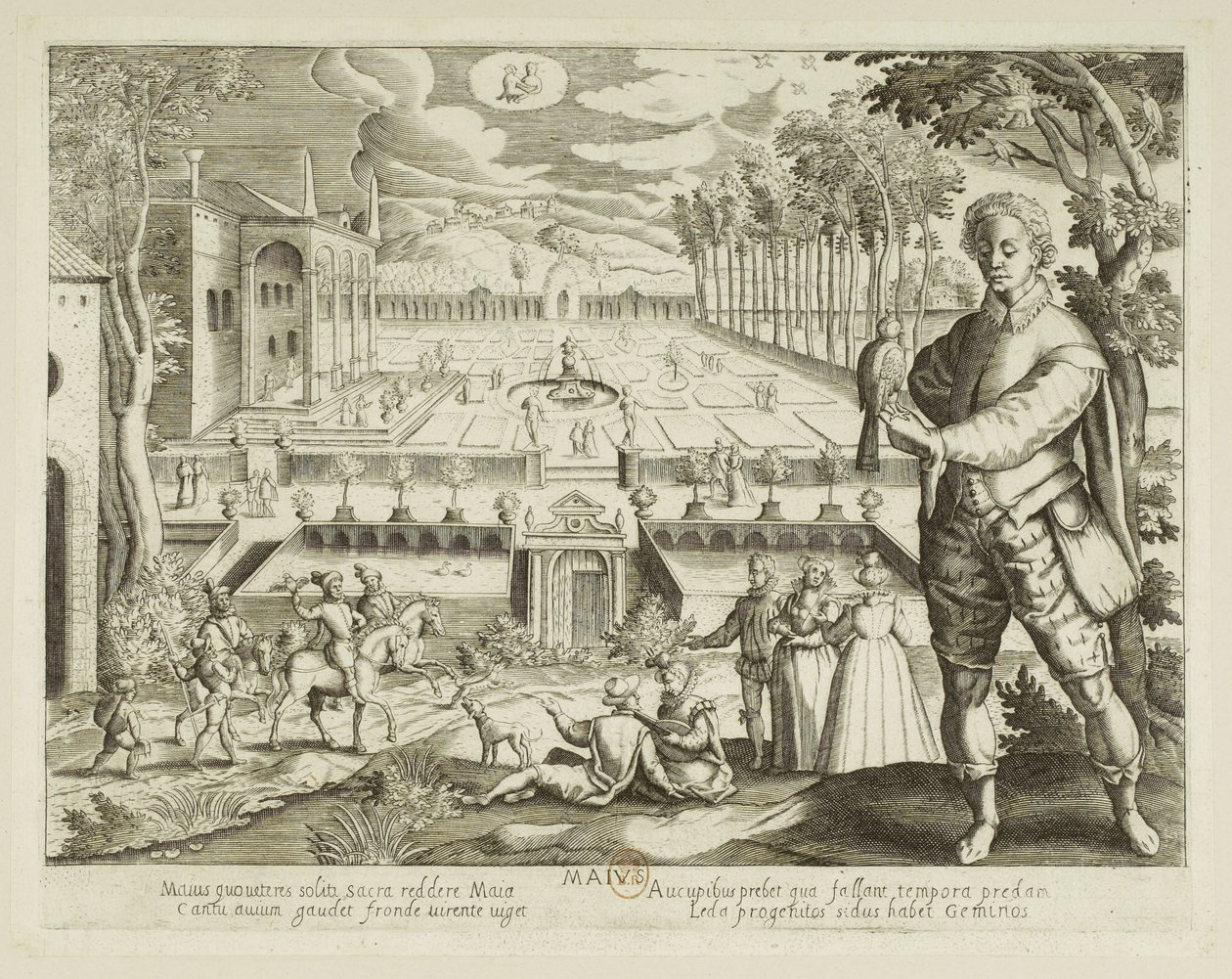 Måned. 5, maj af Jacques Callot