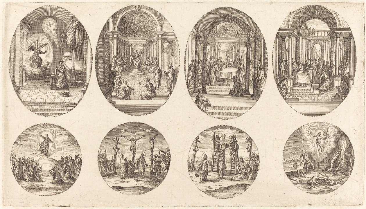 Passionens mysterier af Jacques Callot