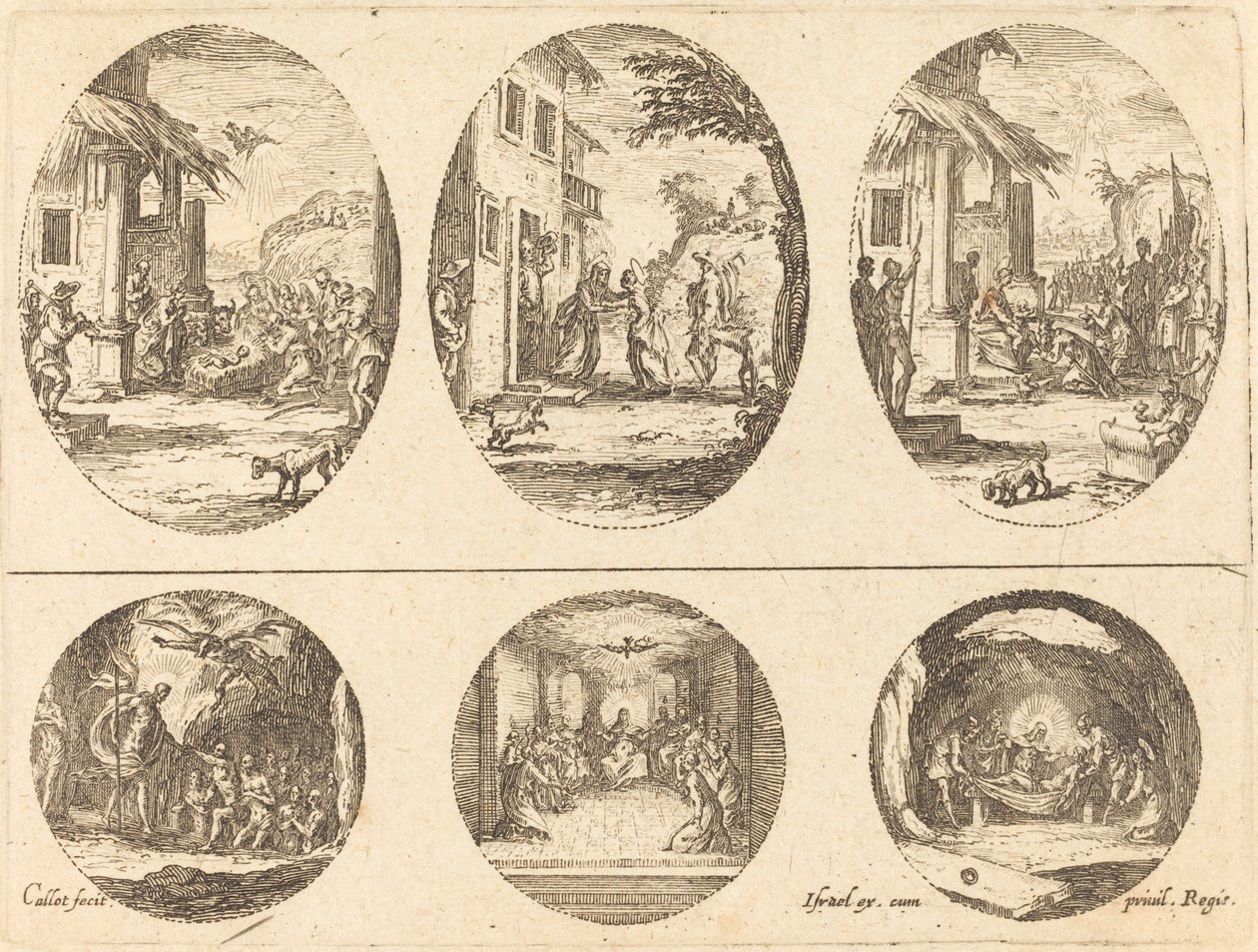 Passionens mysterier af Jacques Callot