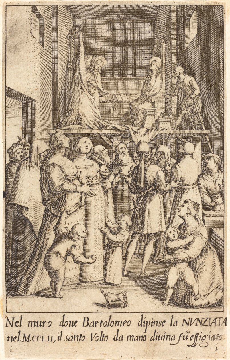 Bebudelsens maleri, 1619. af Jacques Callot