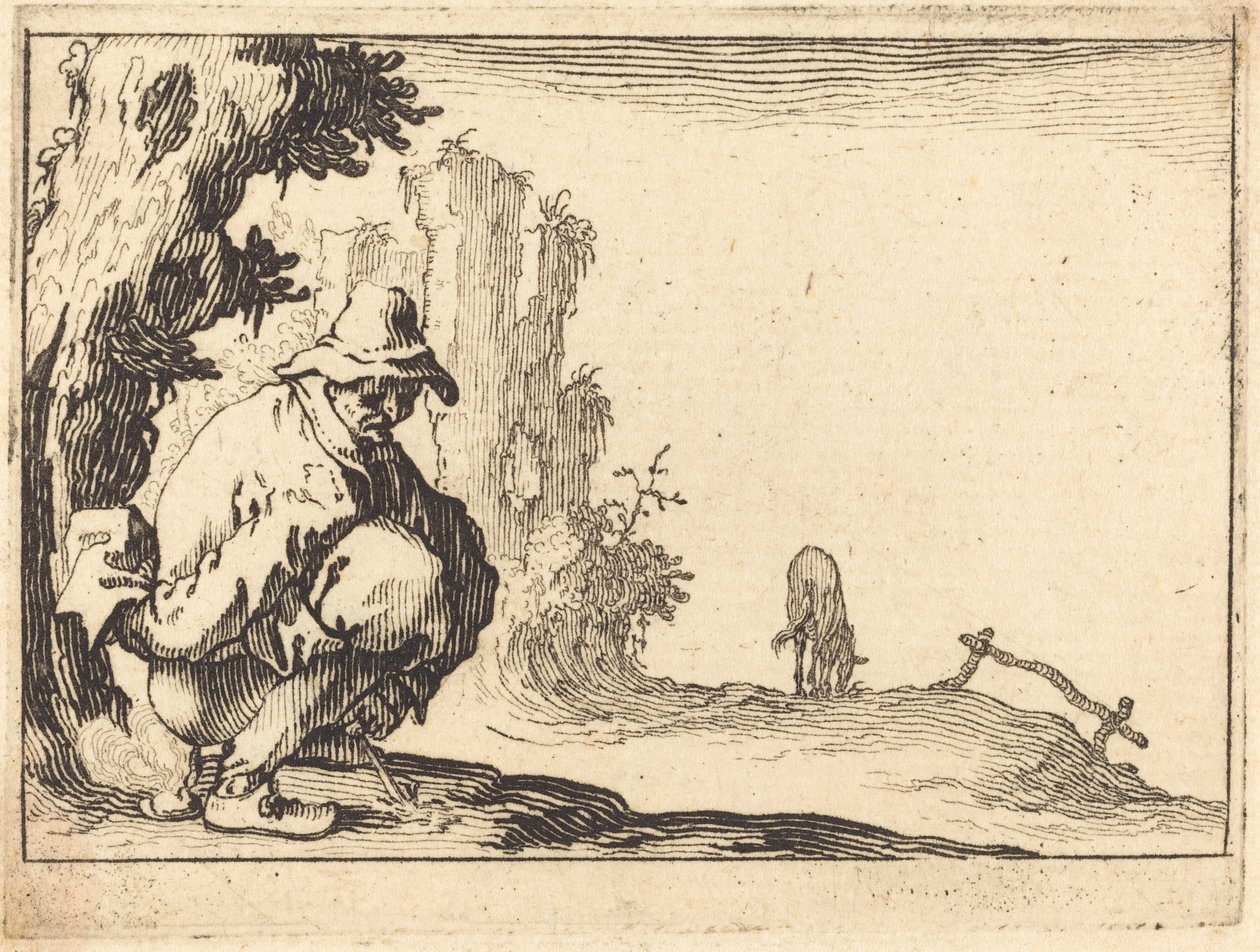 Bondens afføring af Jacques Callot