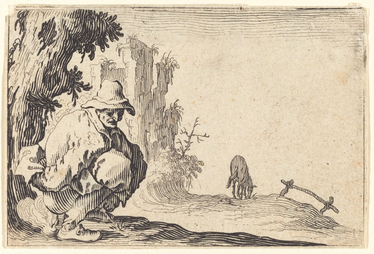 Bondens afføring af Jacques Callot