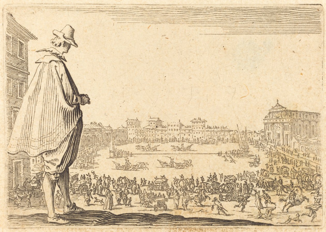 Piazza Santa Maria Novella, Firenze af Jacques Callot