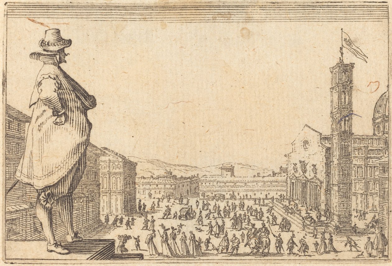 Piazza del Duomo, Firenze af Jacques Callot
