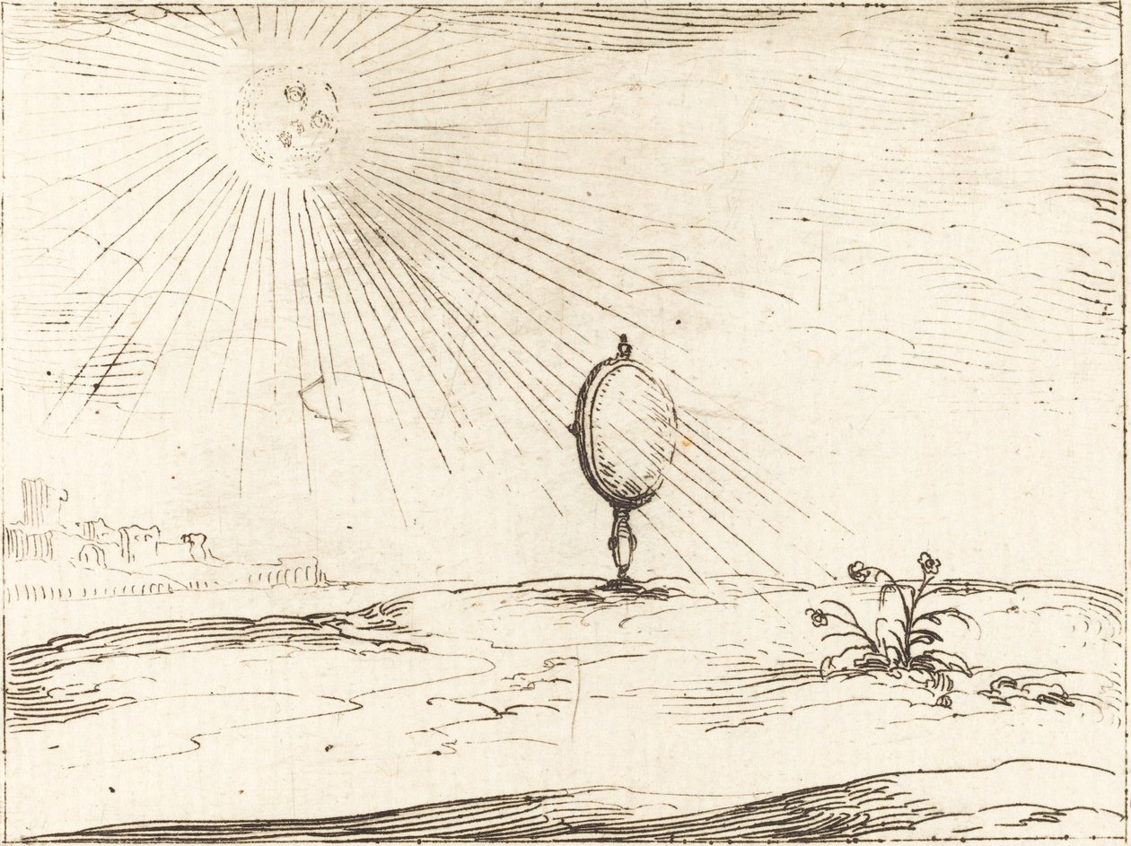 Solens stråler af Jacques Callot