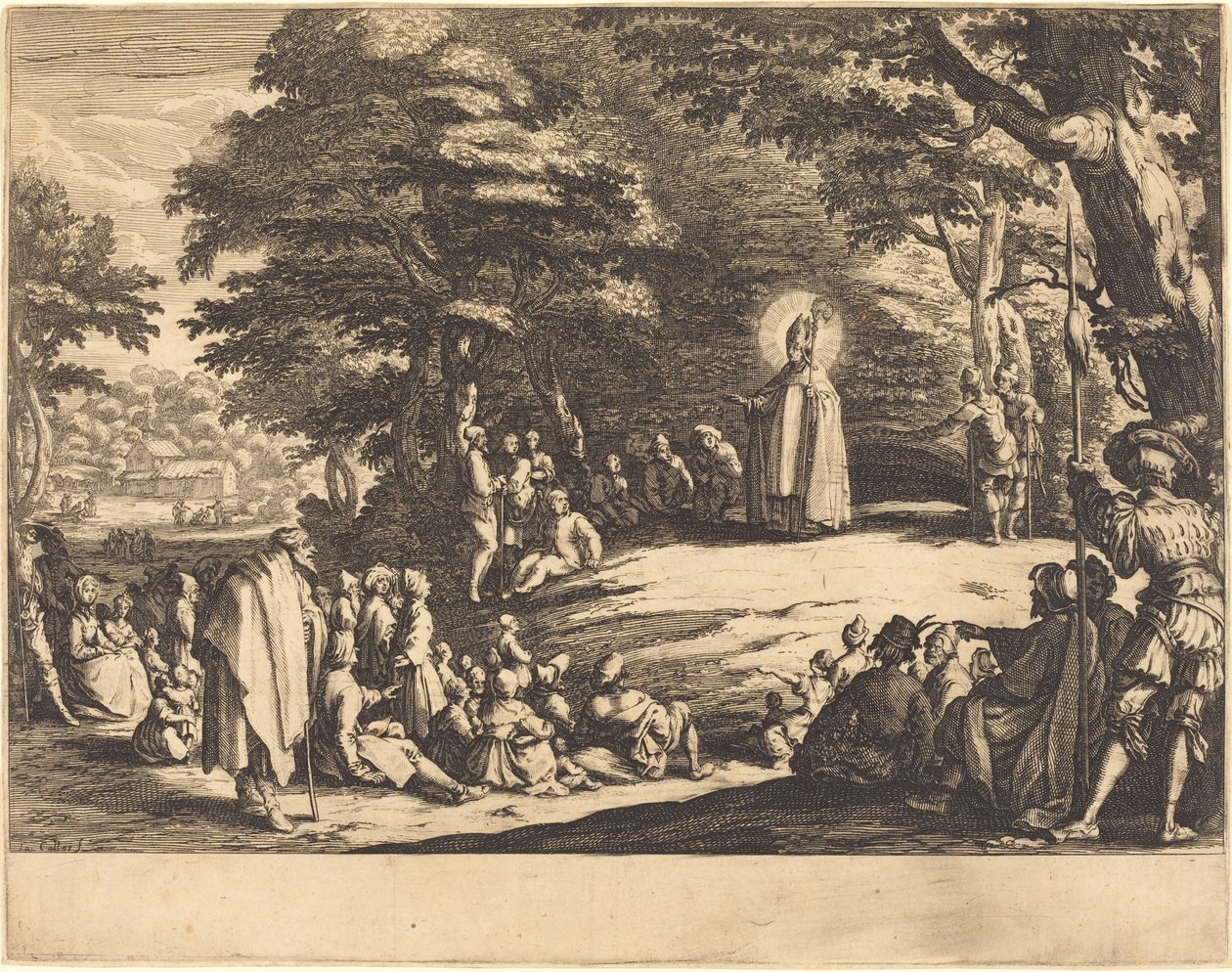 Sankt Amond af Jacques Callot
