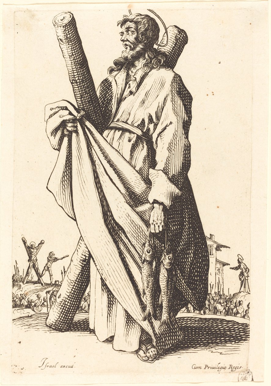 Sankt Andreas af Jacques Callot