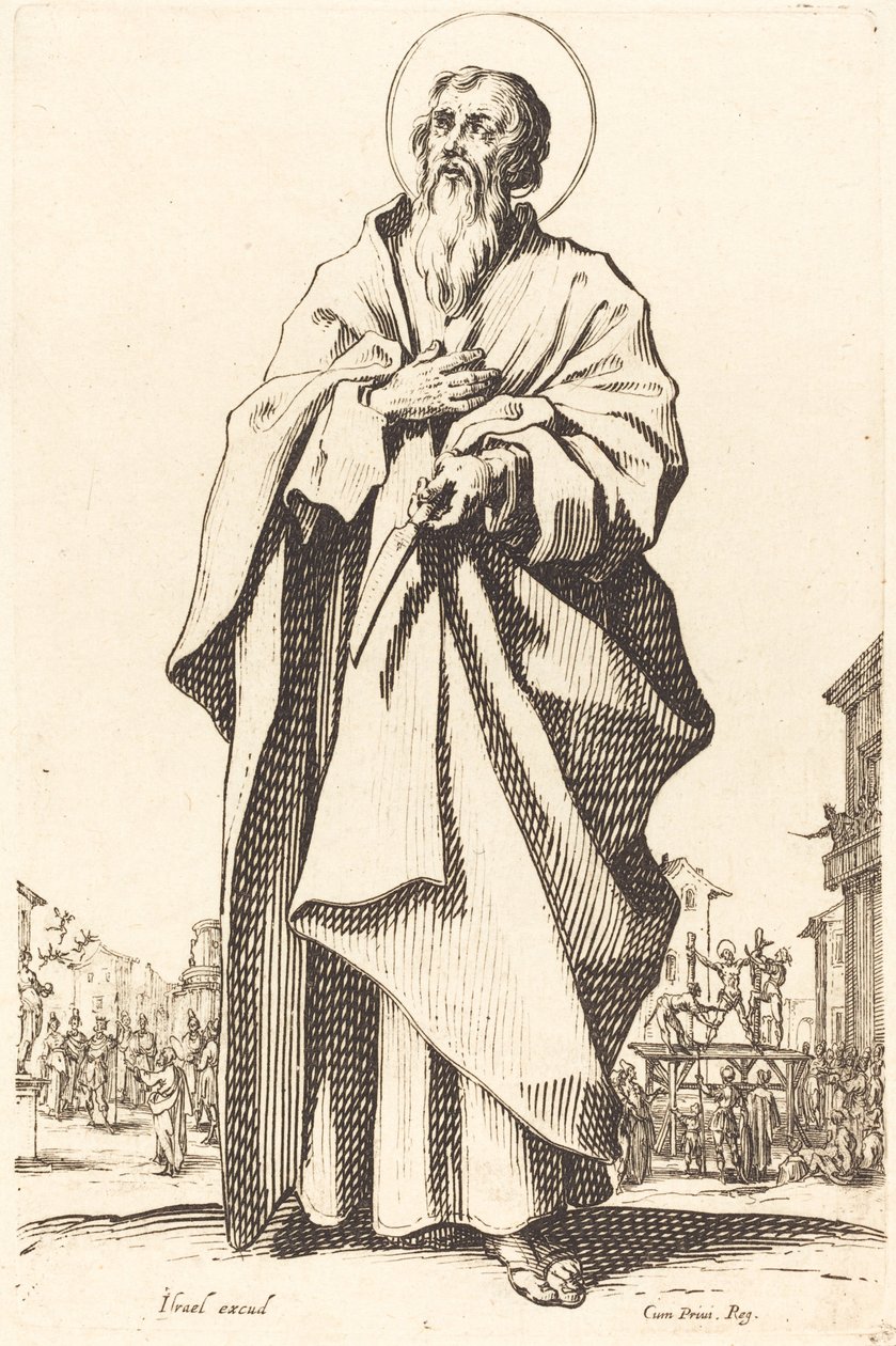 Sankt Bartolomæus af Jacques Callot