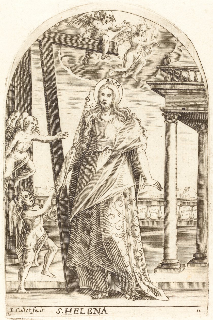 Saint Helen, 16081611. af Jacques Callot