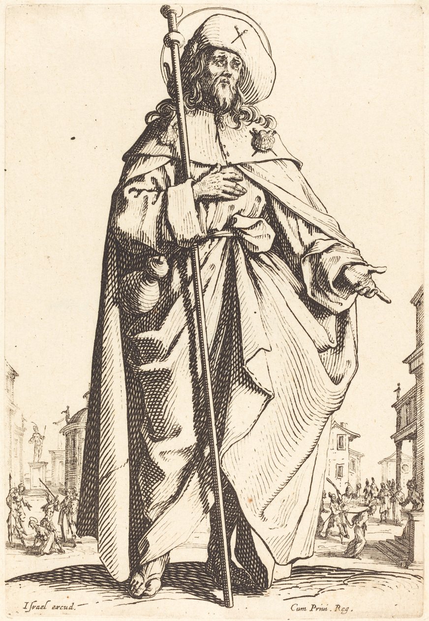 Sankt Jakob den Store af Jacques Callot