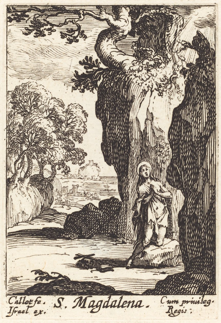 Sankt Maria Magdalena af Jacques Callot