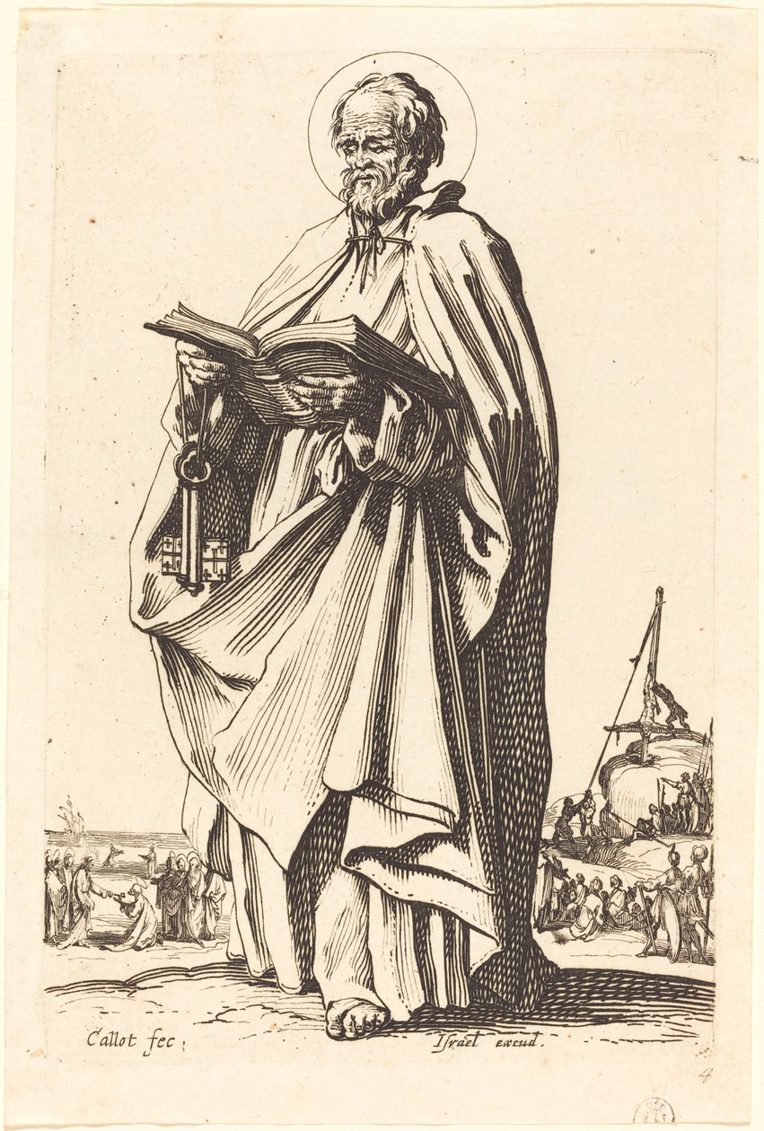 Sankt Peter, udgivet 1631. af Jacques Callot