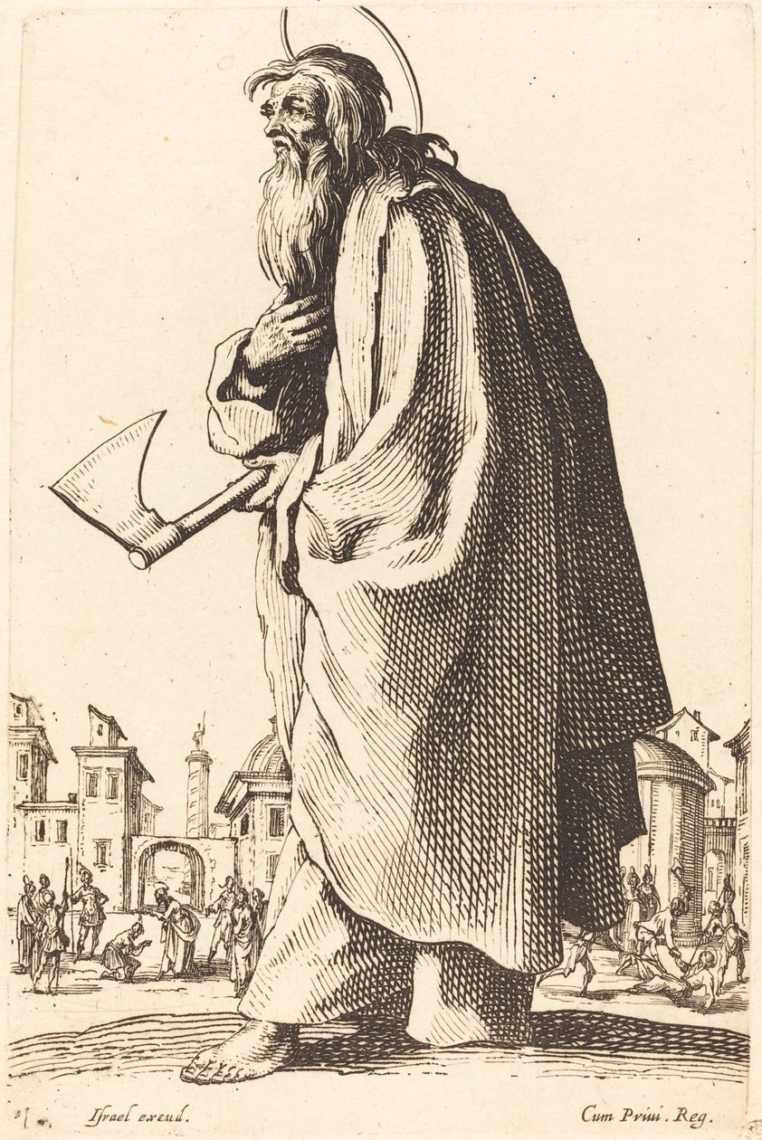 Sankt Thaddeus, udgivet 1631. af Jacques Callot