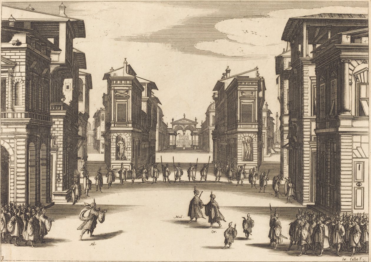 Soliman, akt III, af Jacques Callot