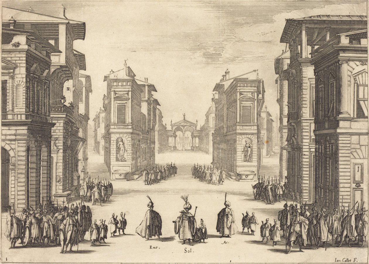 Suleiman, Akt I af Jacques Callot
