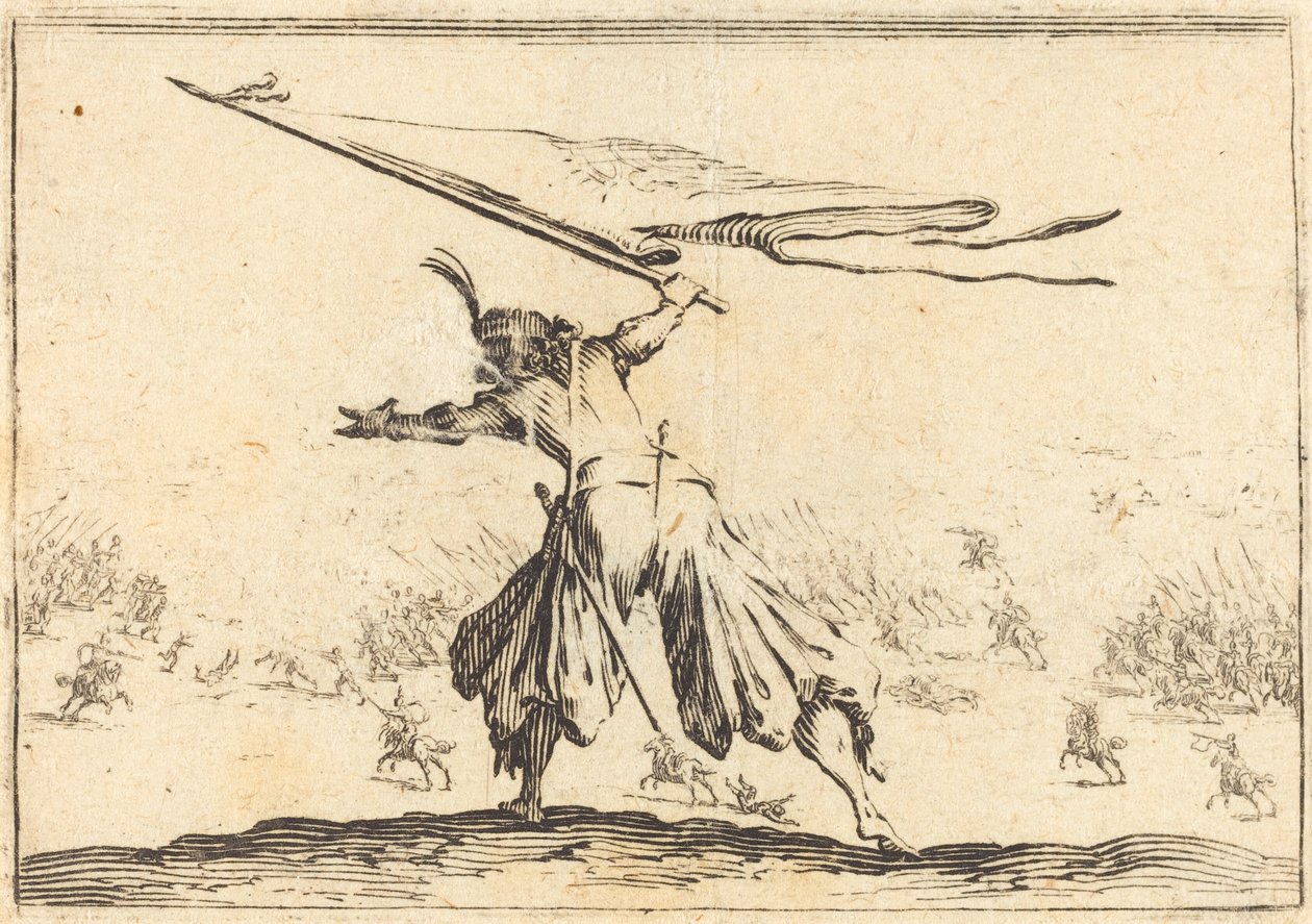 Fanebærer af Jacques Callot