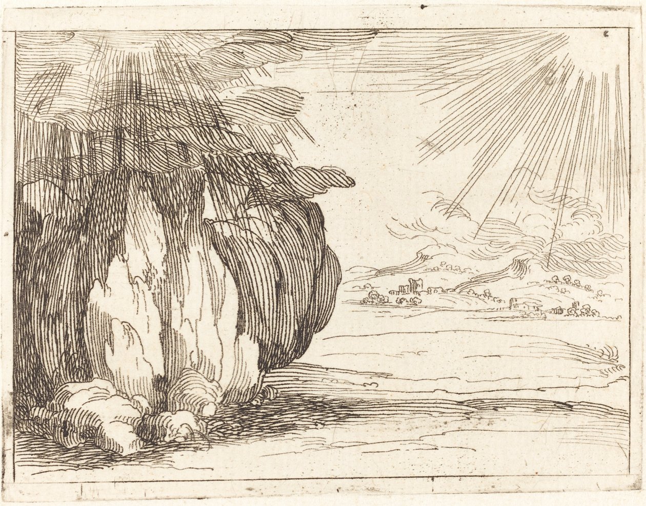 Sol og Regn af Jacques Callot