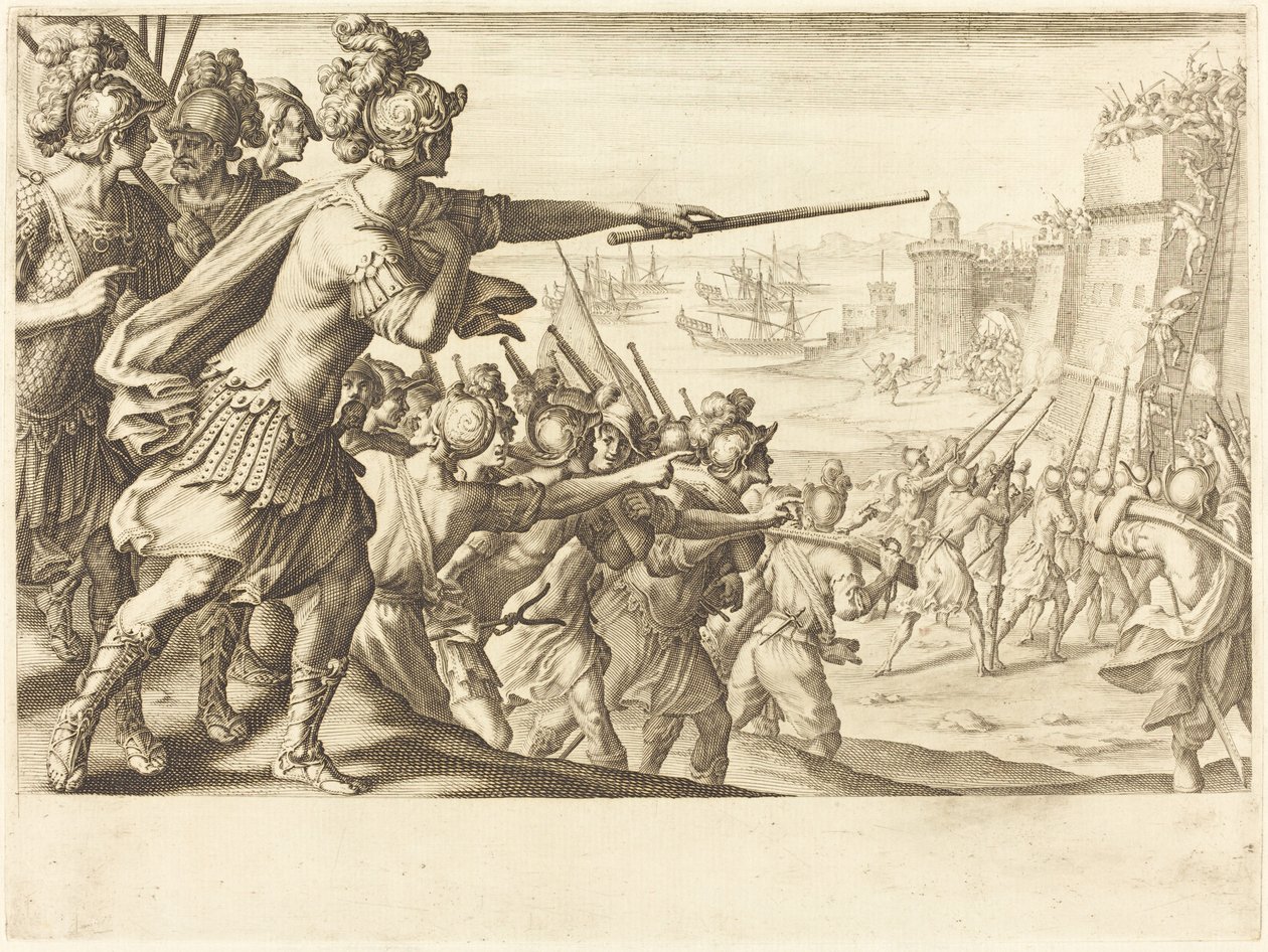 Optagelse af knogler af Jacques Callot
