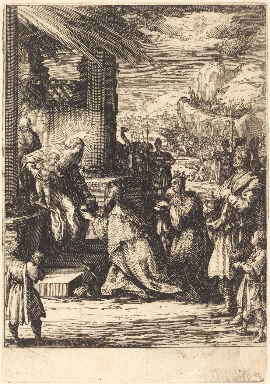 Magiernes tilbedelse af Jacques Callot