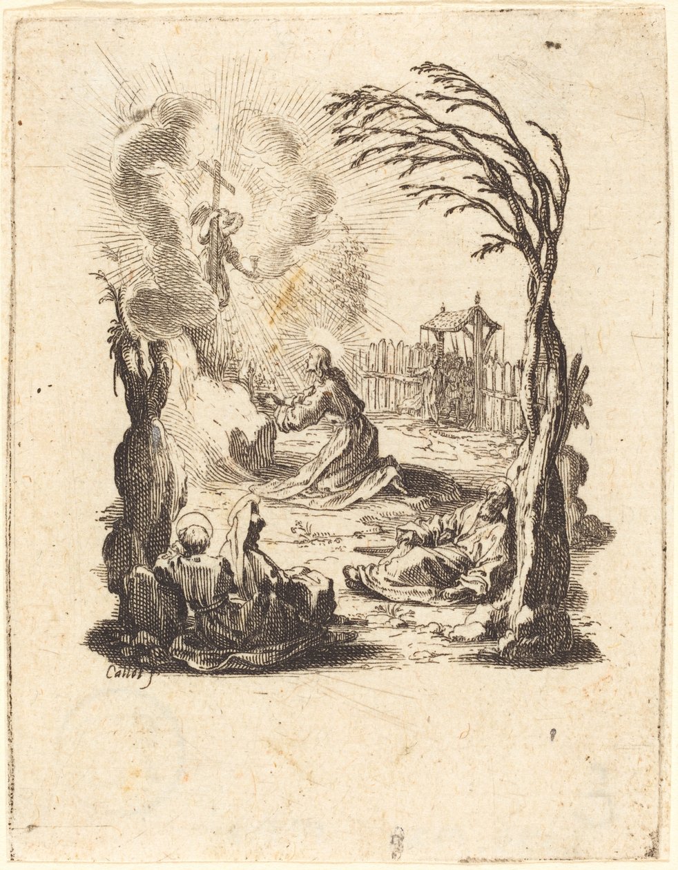 Kvalen i haven af Jacques Callot