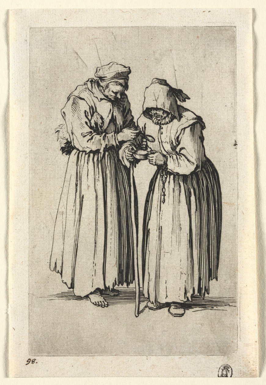 Tiggerne: To tiggerkvinder af Jacques Callot