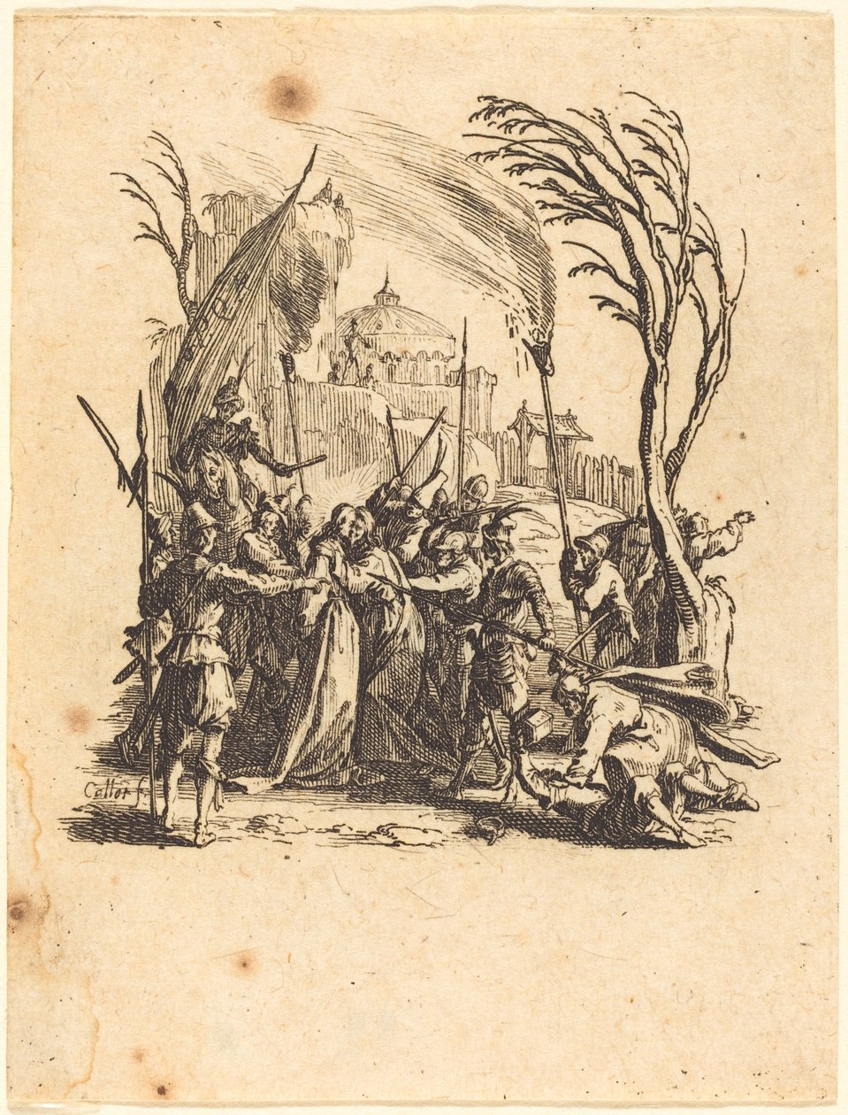 Forræderiet, ca. 16241625. af Jacques Callot