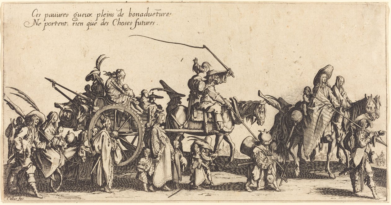 The Bohemians Marching: The Rear Guard af Jacques Callot