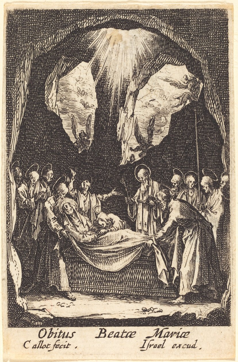 Jomfruens begravelse af Jacques Callot