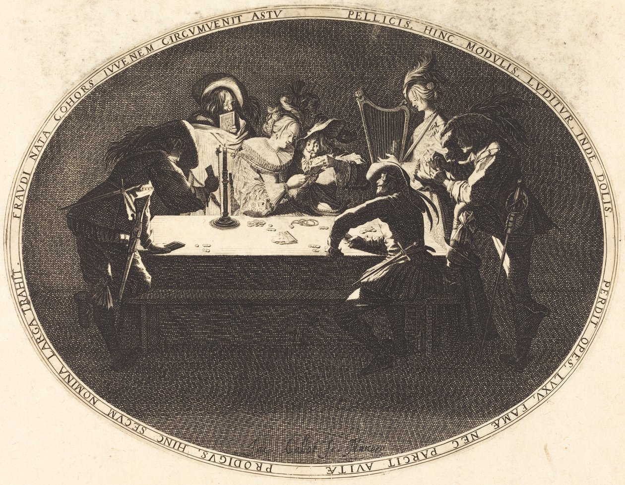 Kortspillerne af Jacques Callot