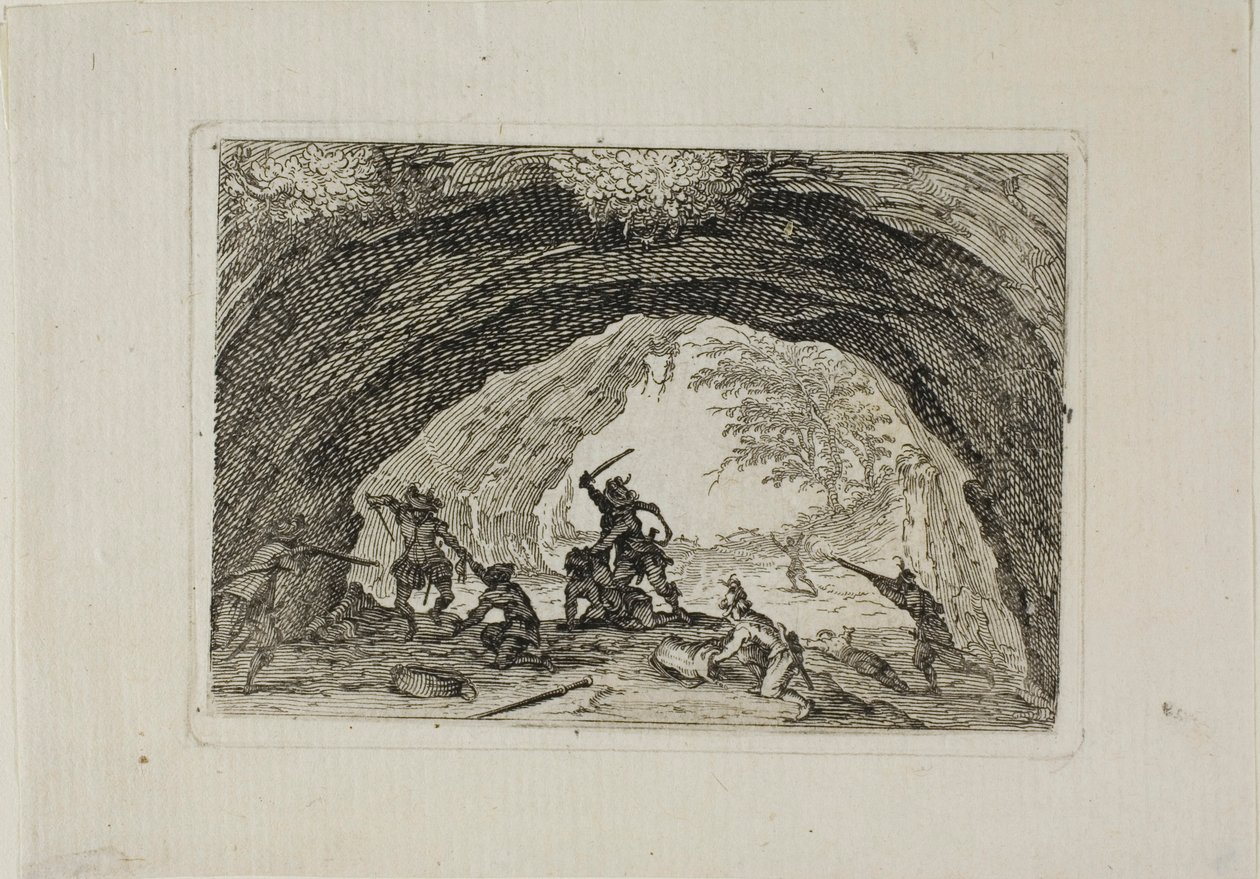 The Cavern of Brigands, fra The Caprices af Jacques Callot