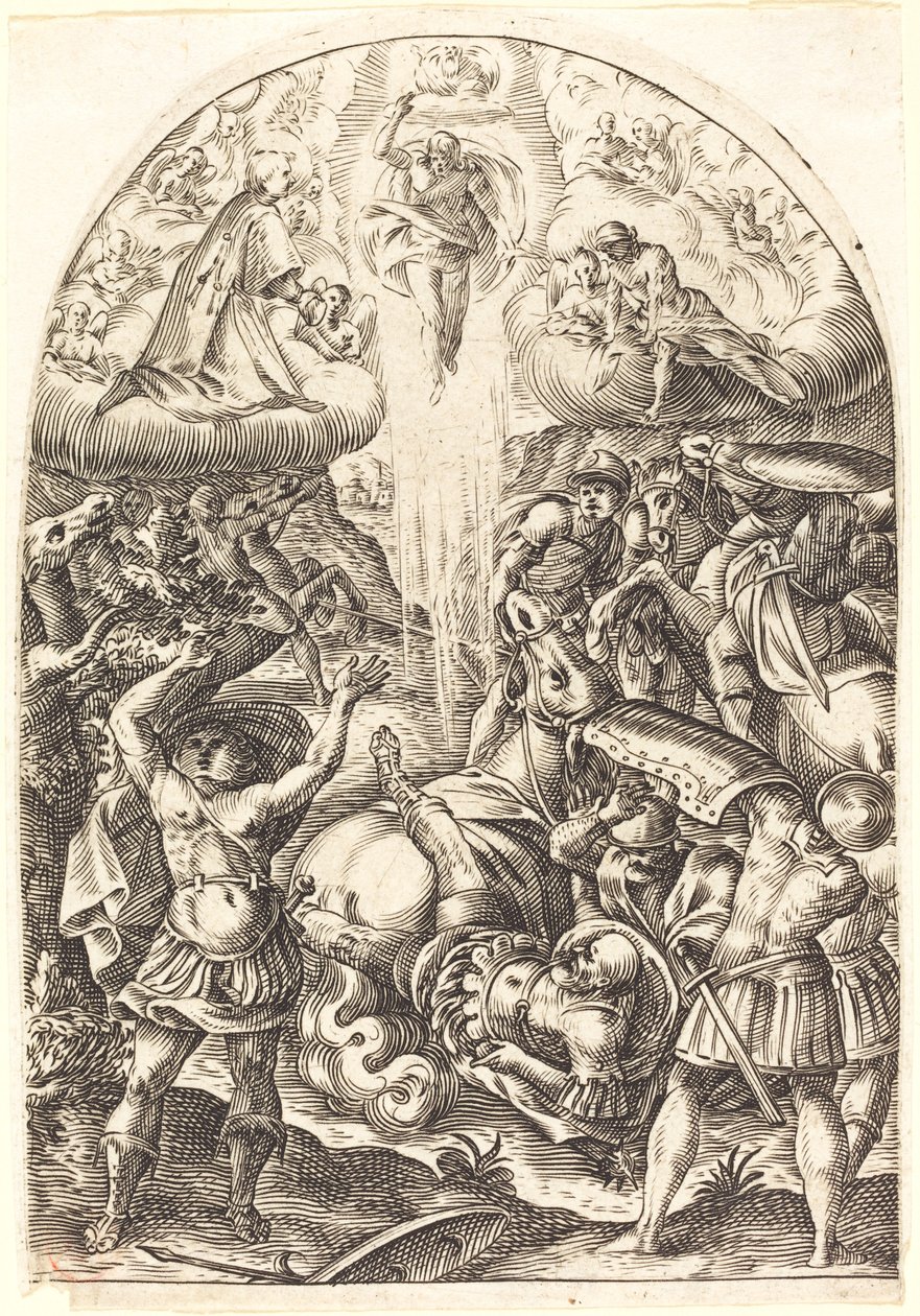 Sankt Pauls omvendelse af Jacques Callot
