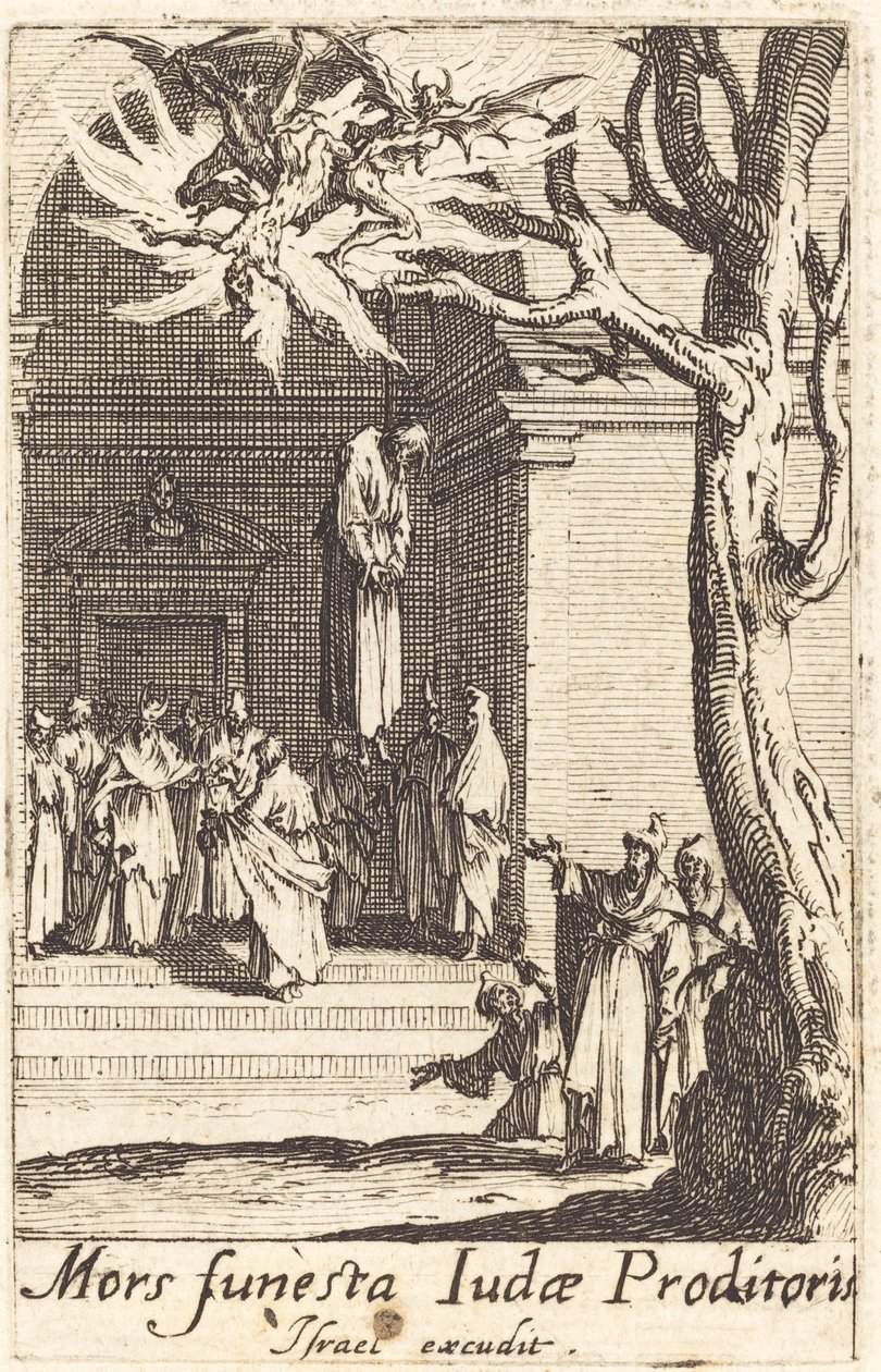 Judas død af Jacques Callot
