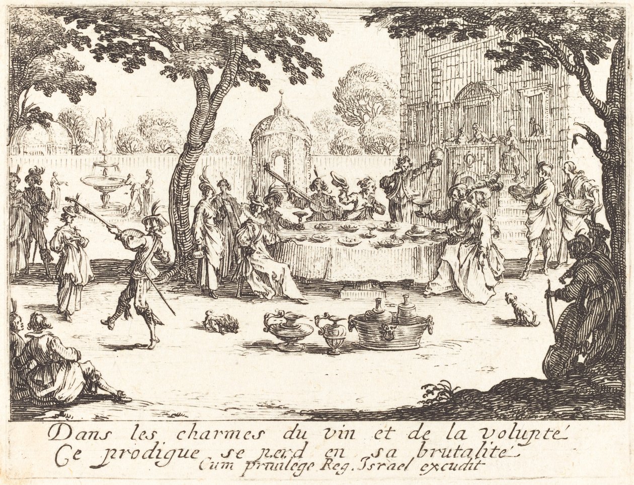Dissipationen af Jacques Callot