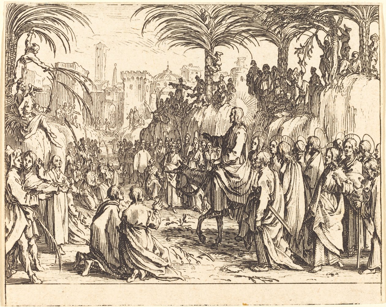 Indtoget i Jerusalem af Jacques Callot