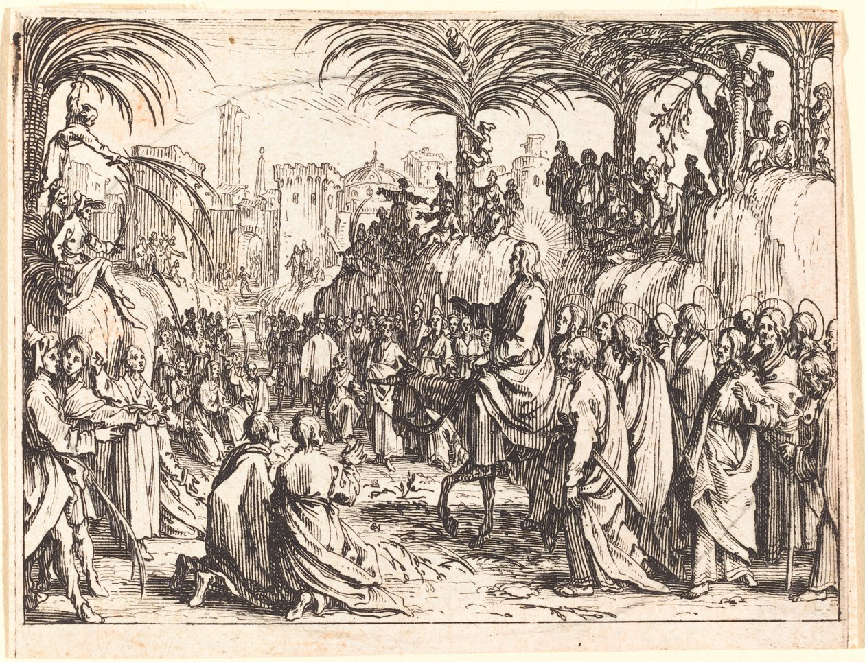 Indtoget i Jerusalem af Jacques Callot