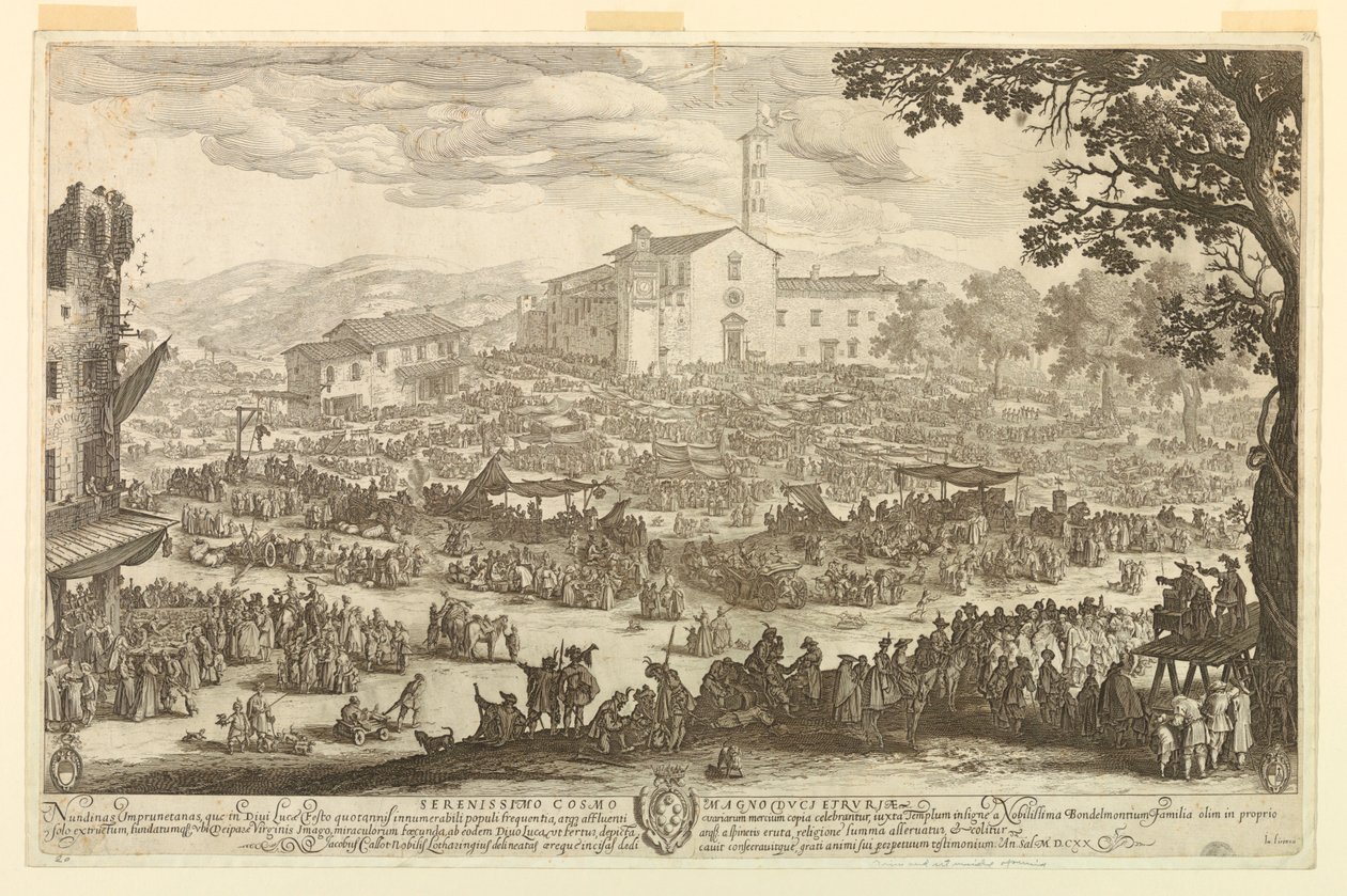 Messen i Impruneta af Jacques Callot