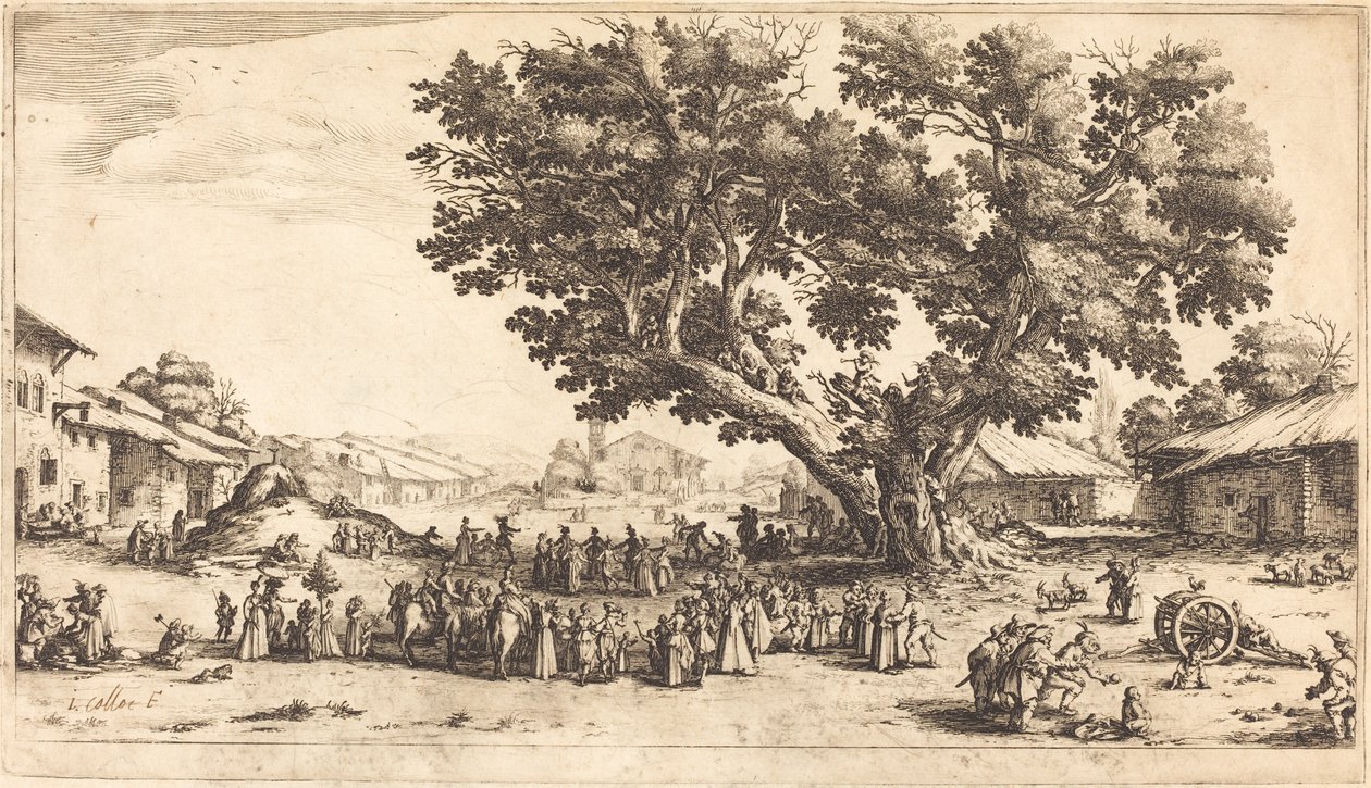 Messen i Xeuilley af Jacques Callot