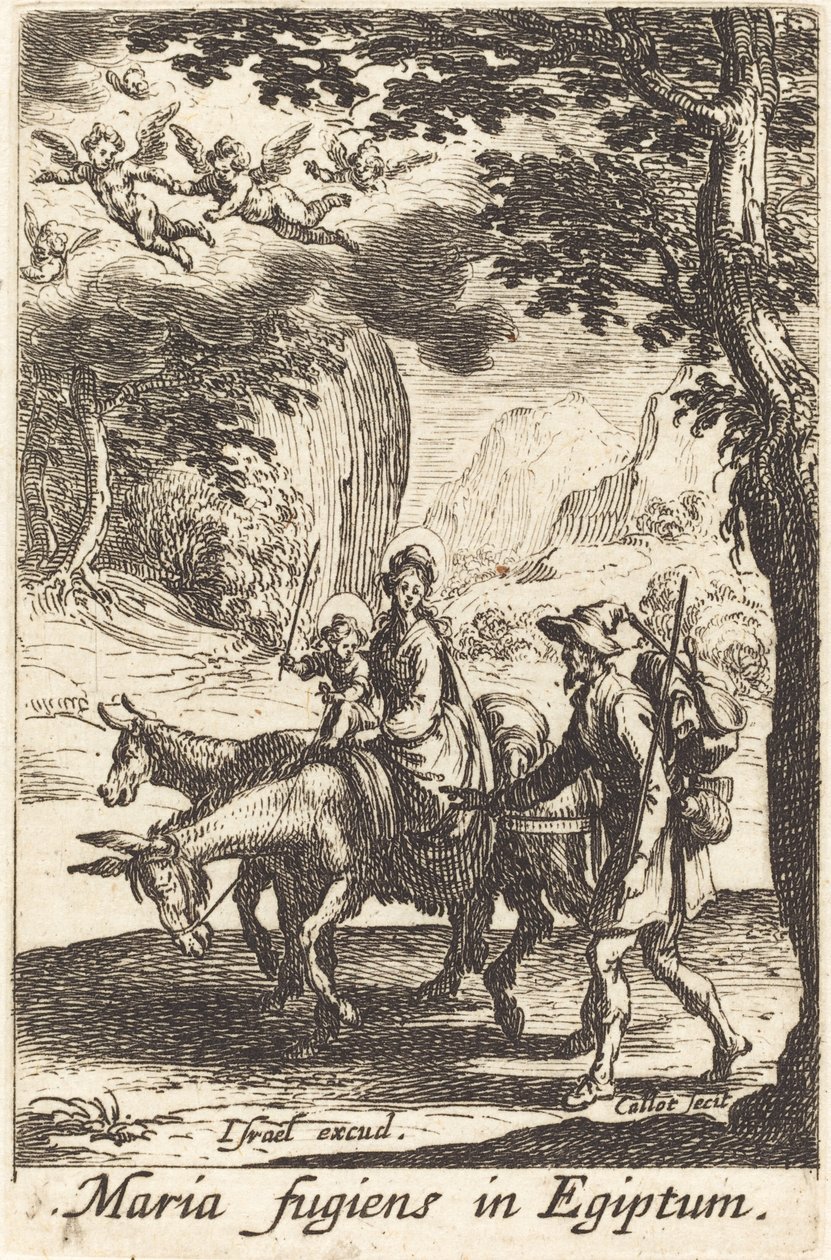 Flugten til Egypten af Jacques Callot