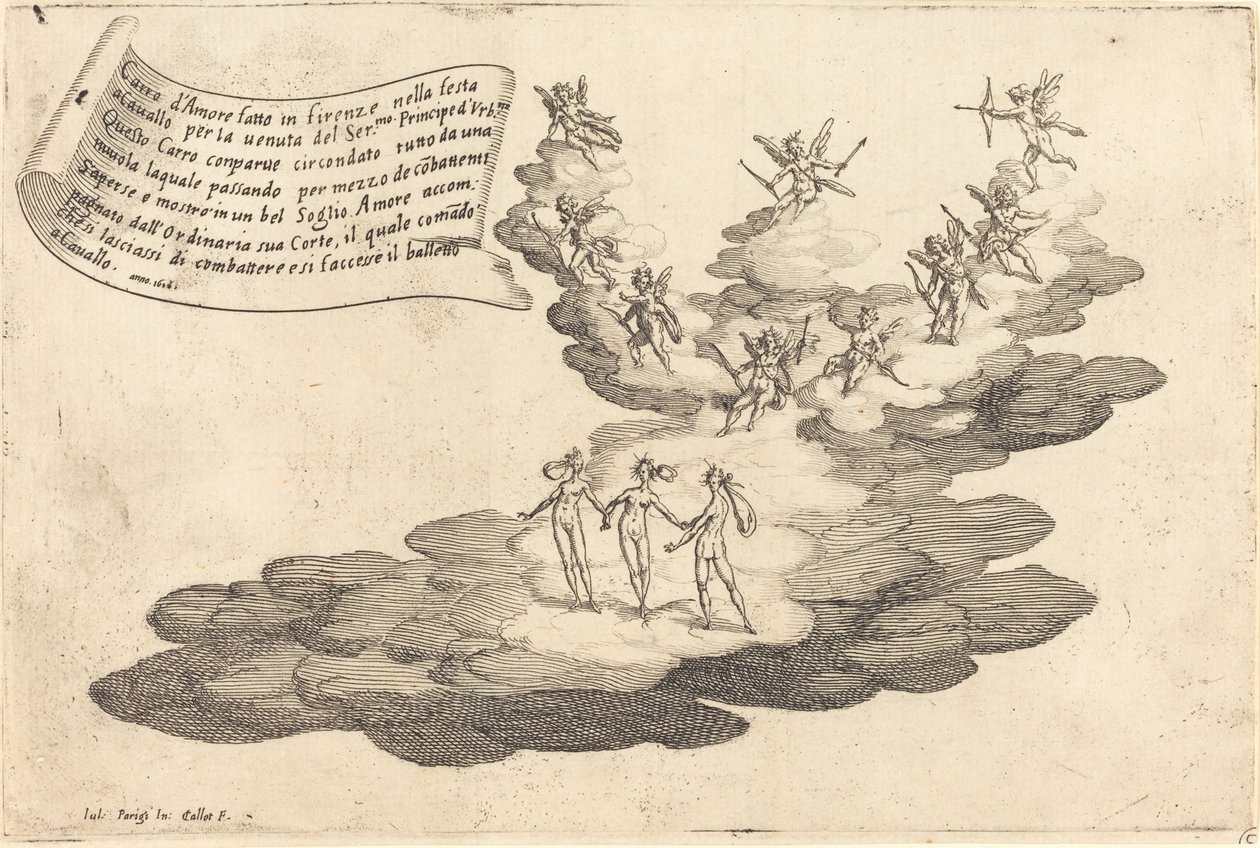 Kærlighedens flyder af Jacques Callot