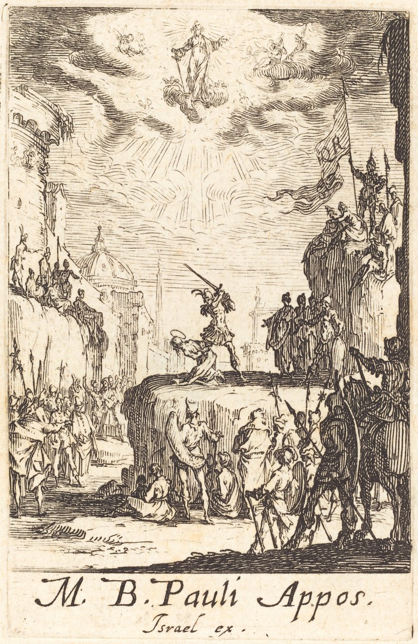 Sankt Pauls martyrium af Jacques Callot