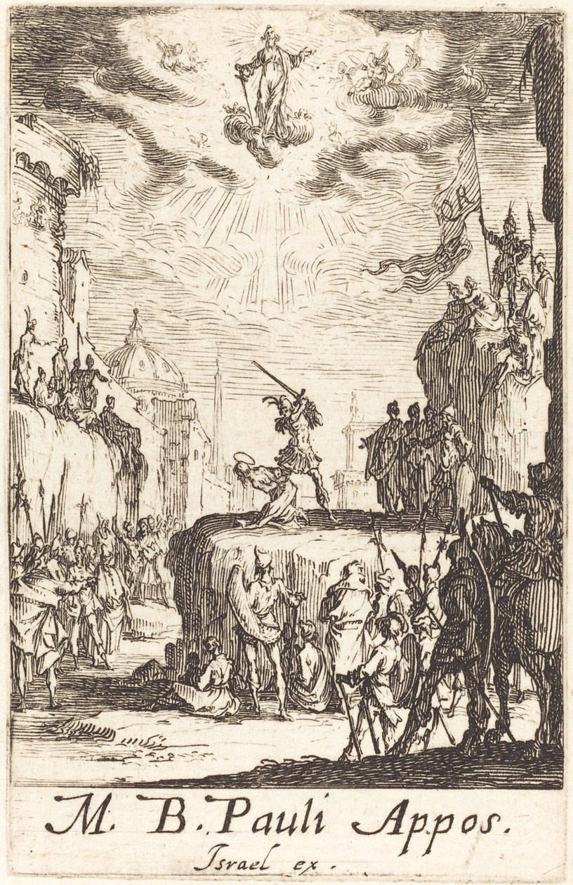 Sankt Pauls martyrium af Jacques Callot