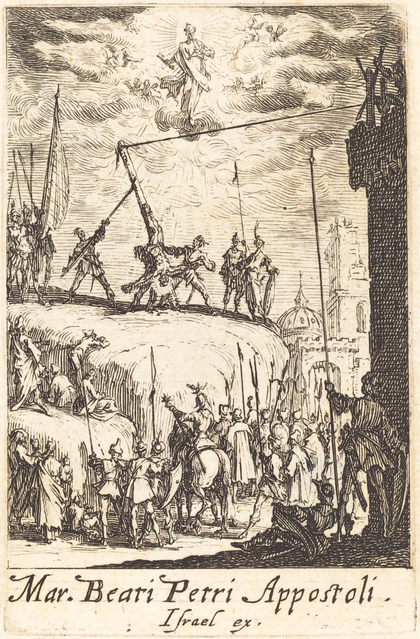 Sankt Peters martyrium af Jacques Callot