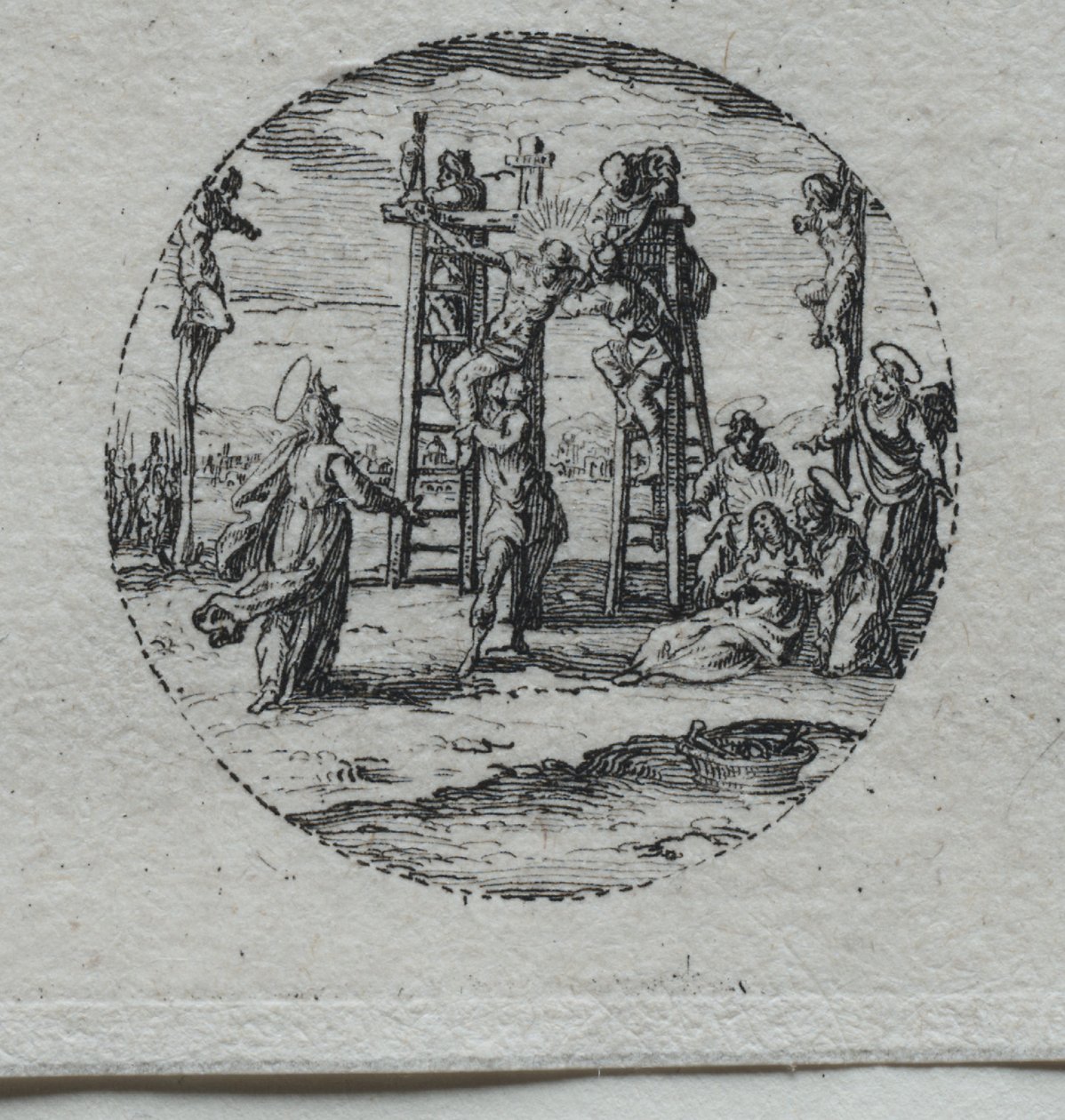 Lidenskabens mysterier: korsfæstelsen af Jacques Callot