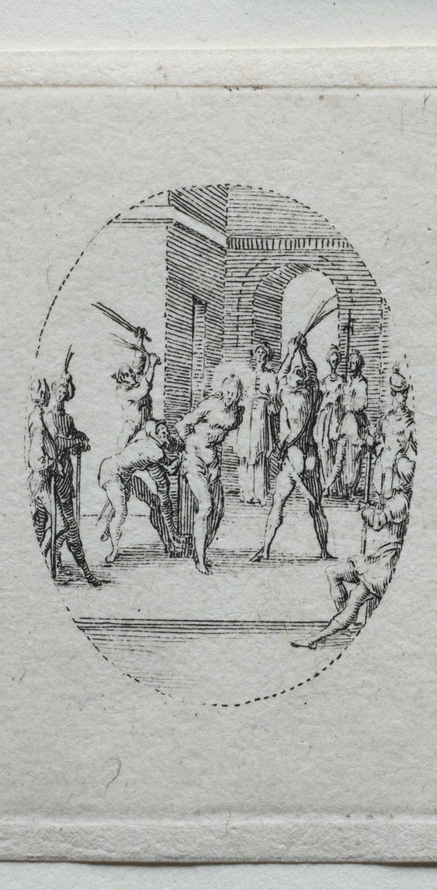 Lidenskabens mysterier: flagelleringen af Jacques Callot